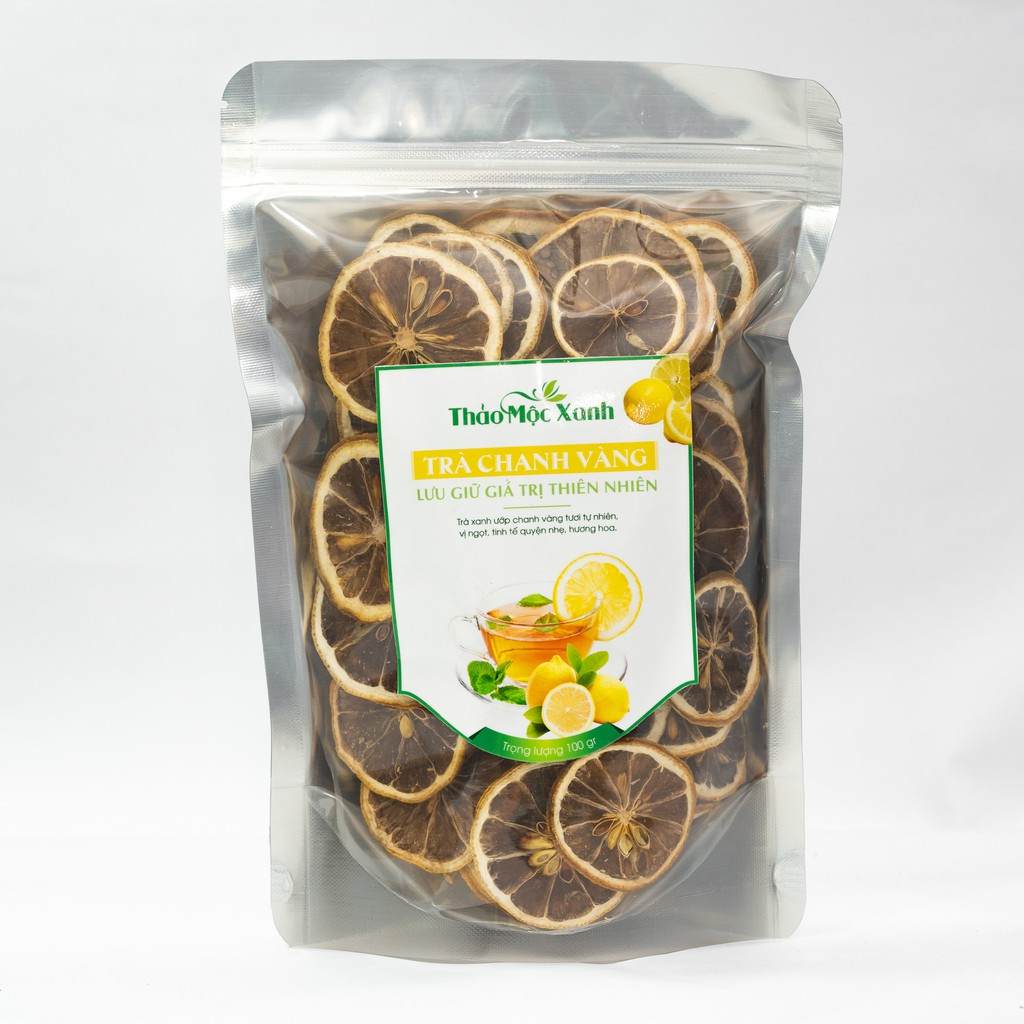 Chanh vàng thái lát sấy khô gói 100g