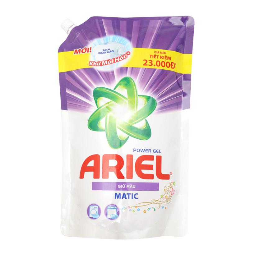 Nước giặt ariel túi 2,15kg giữ màu