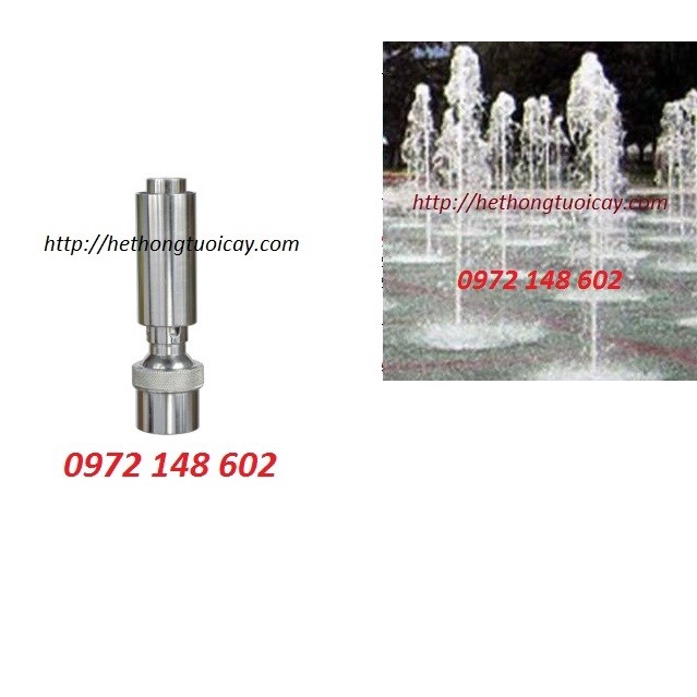 Đầu phun hình cột nước INOX phi 27mm