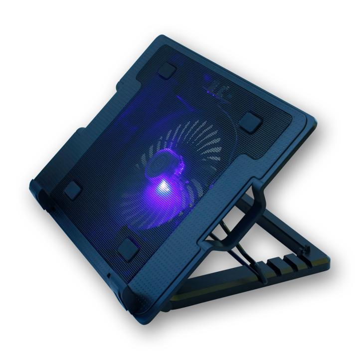 Đế tản nhiệt laptop N339 ergostand nâng lên hạ xuống quạt mạnh có led