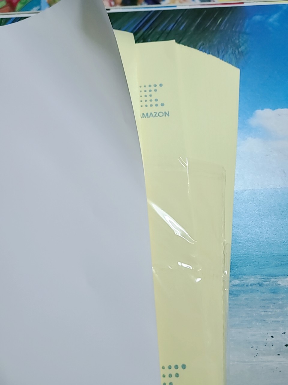 01 Tập Giấy Decal Đế Vàng Amazon A4 - Tập 100 Tờ