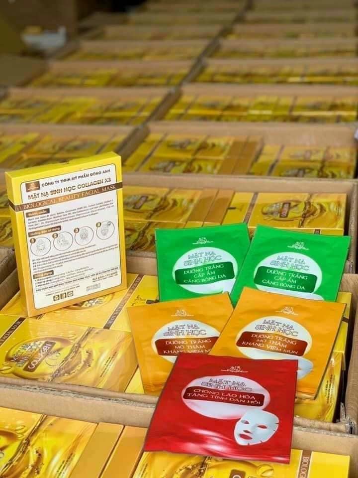 [HCM]Mặt Nạ Sinh Học Collagen X3 Hộp 5 Miếng