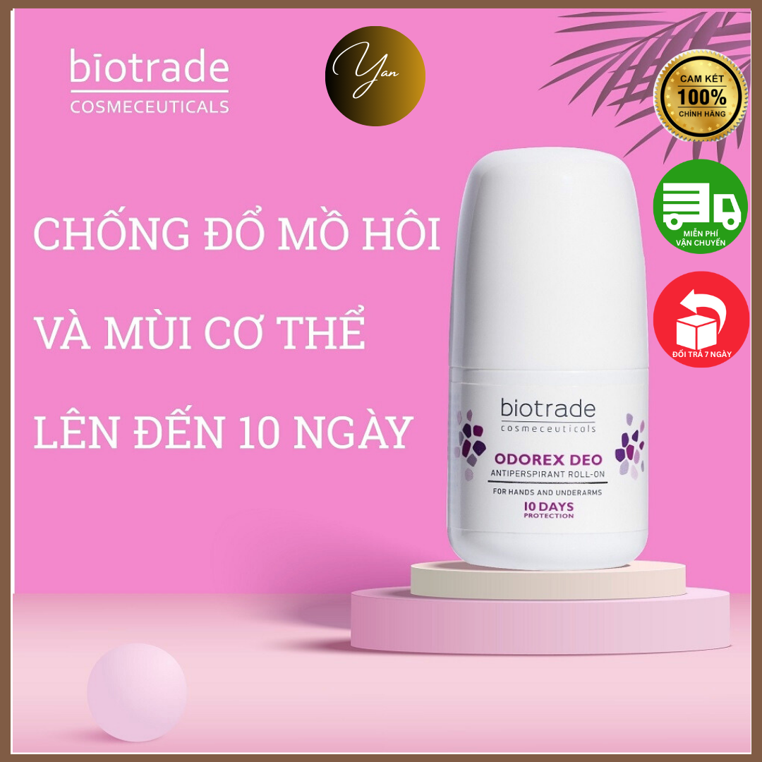 Lăn khử mồ hôi - khử mùi cơ thể - chống đổ mồ hôi lên đến 9 ngày odorex deo antiperspirant roll on