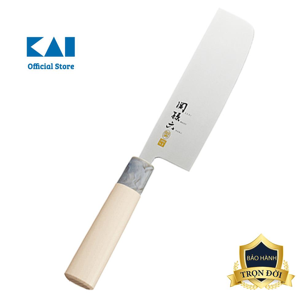 Dao làm bếp nhật cao cấp kai ginju nakiri - dao thái rau củ ak5069