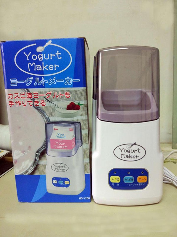 Máy làm sữa chua 3 nút Yogurt Maker - Máy ủ sữa chua loại 3 nút nhật bản 1 lít