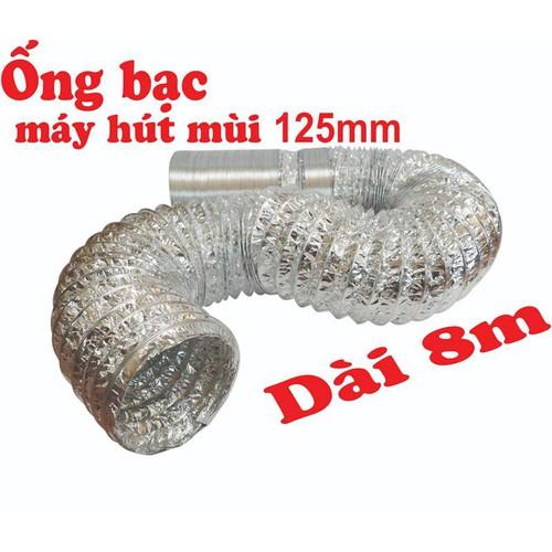 Ống bạc thoát khói hút mùi, ống nhôm nhún, ống co giãn thông hơi điều hòa