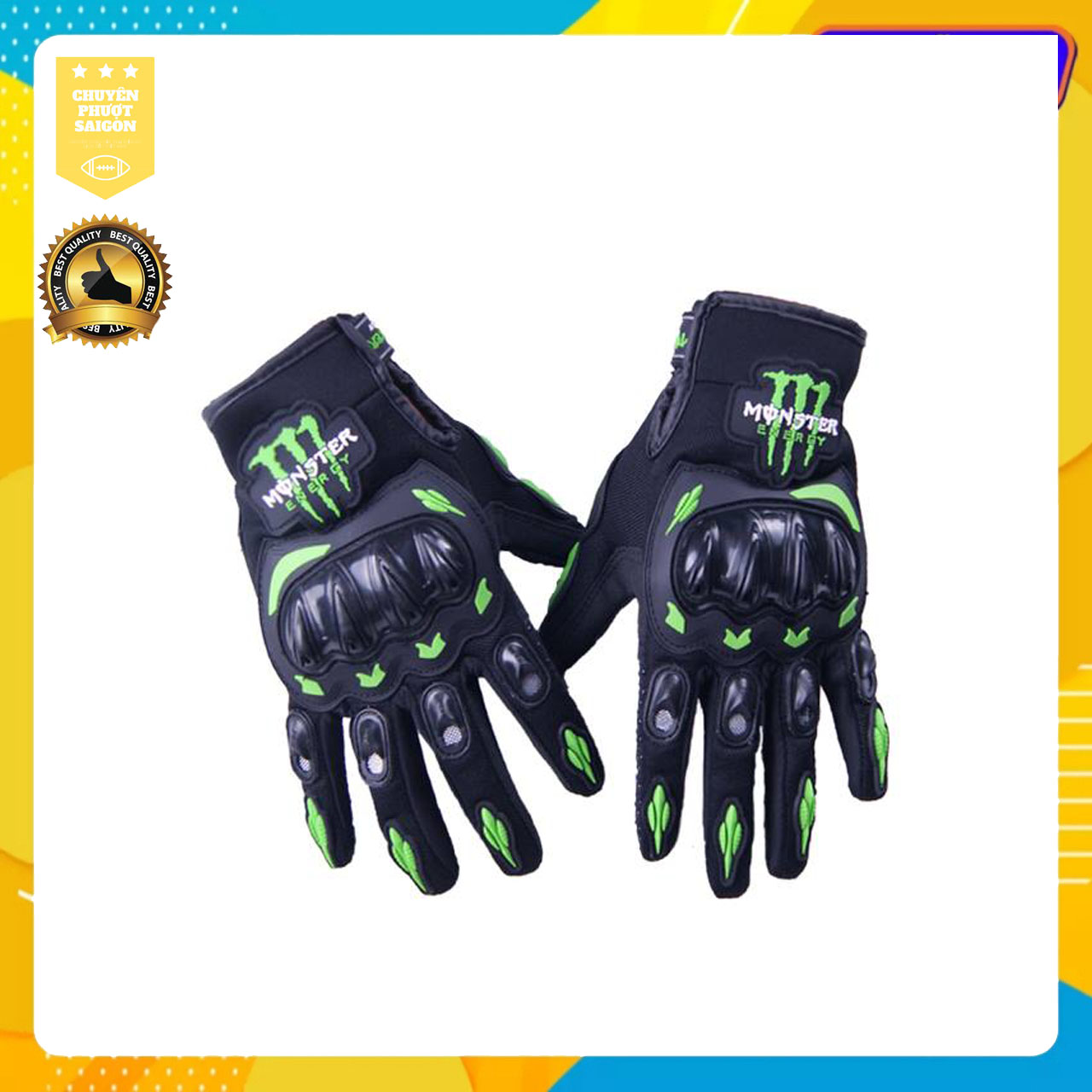 Găng tay thể thao monster dài ngón gù nhựa chống tia uv
