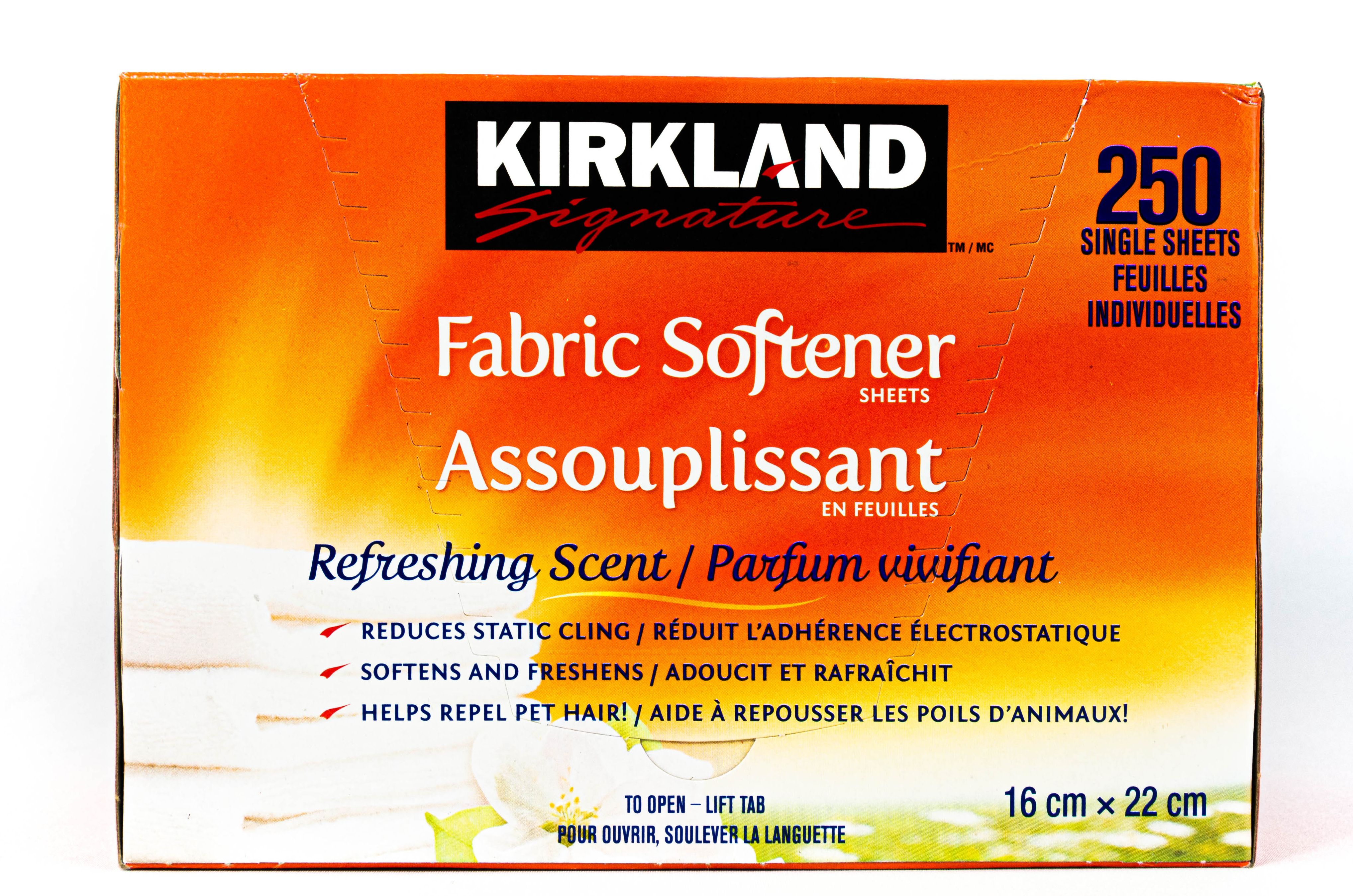 Giấy thơm quần áo kirkland 250 tờ