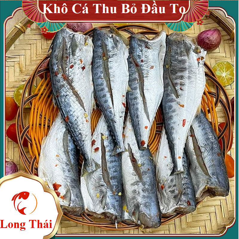 [ túi 500GR ] KHÔ CÁ THU ,KHÔNG ĐẦU THỊT THƠM NGON - Long Thái