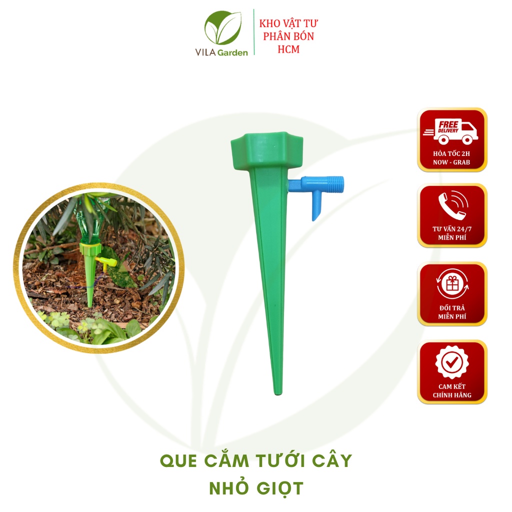Đầu tưới nhỏ giọt tự động gắn chai nước