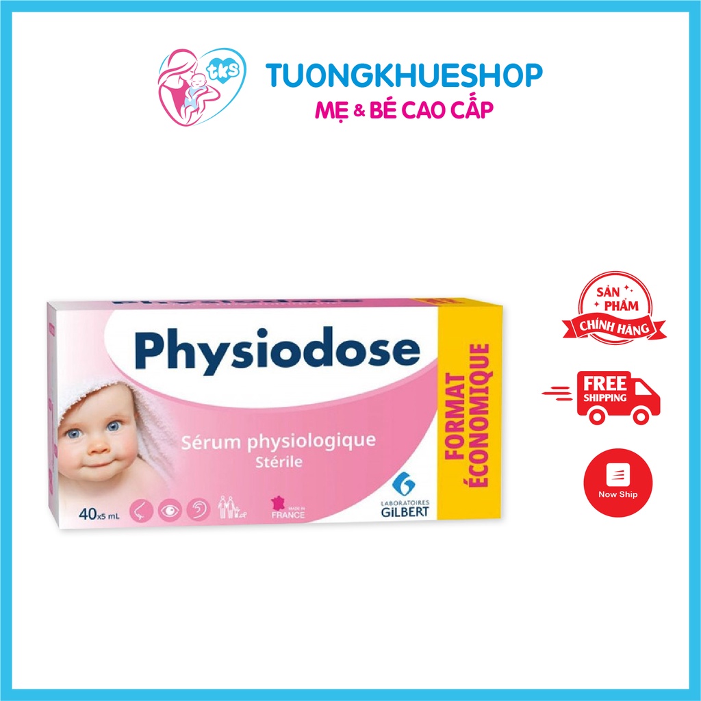 Mẫu mới - Nước muối sinh lý Pháp - Nước muối sinh lý cho bé