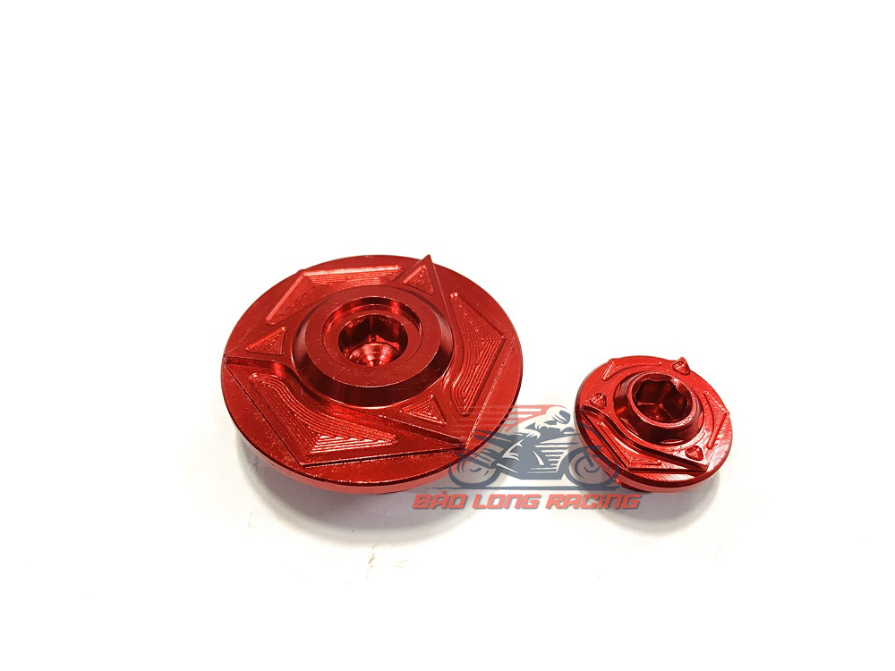 Ốc Mâm Lửa 3 đao Xoáy kiểu GR5 gắn xe máy Wave,Dream,Winner,Sonic......màu Đỏ