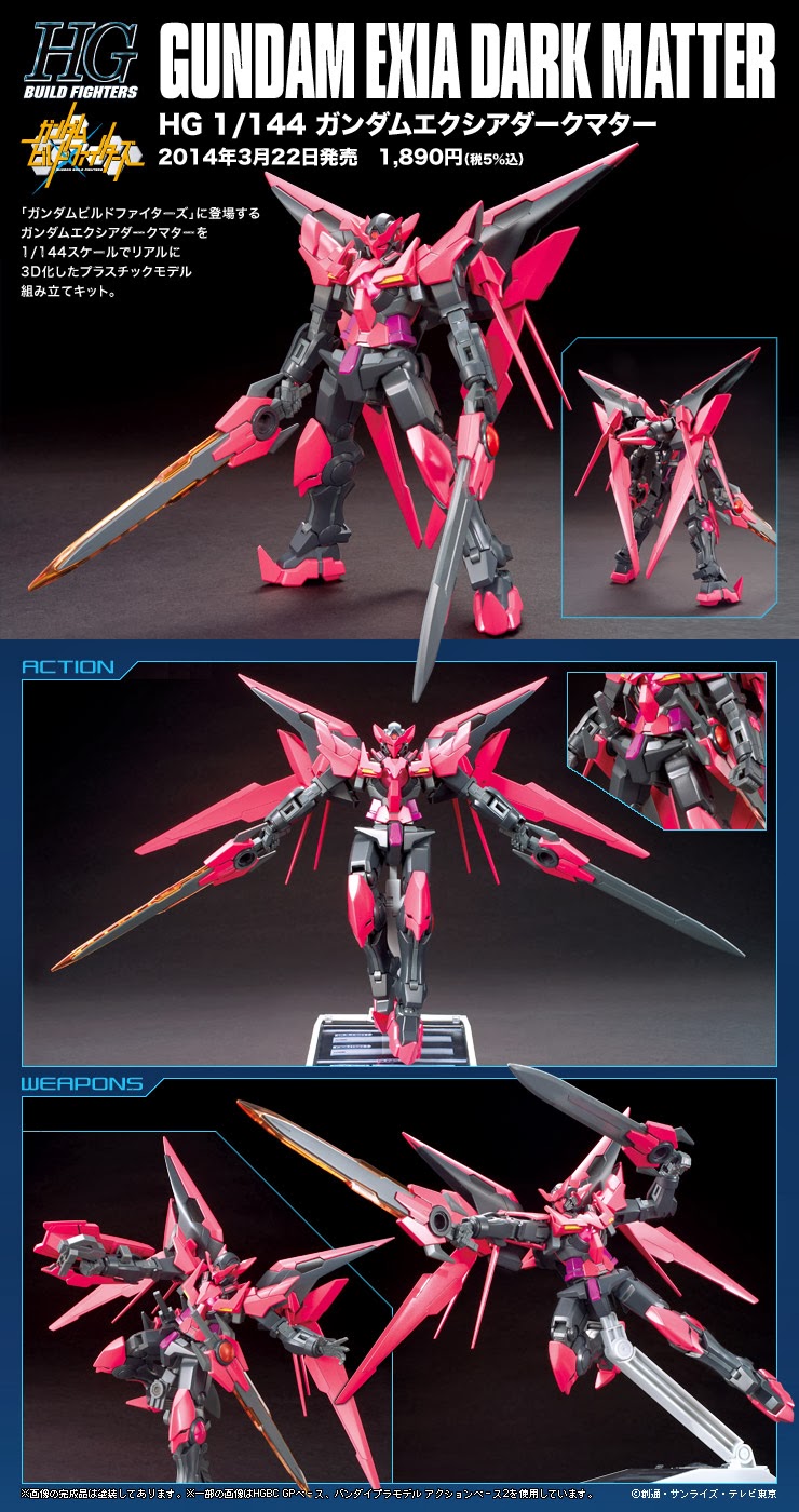 Gundam Bandai Hg Exia Dark Matter Hgbf Gundam Build Fighters Mô Hình Nhựa  Đồ Chơi Lắp Ráp Anime Nhật Tỷ Lệ 1/144 | Lazada.Vn