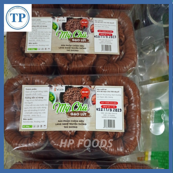 Mỳ chũ gạo lứt Tiến Quyết gói 500g