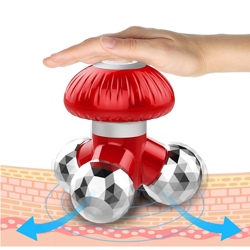 Máy massage 3 chân mini kim cương, dụng cụ mát xa 3 chân kim cương mini rung mạnh siêu đã, máy massage cầm tay mini giúp lưu thông máu huyết