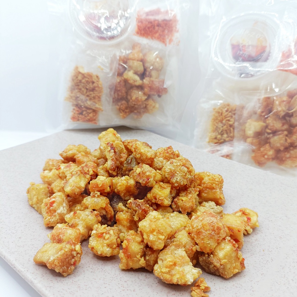 Bánh tráng sương tóp mỡ sate -1 túi