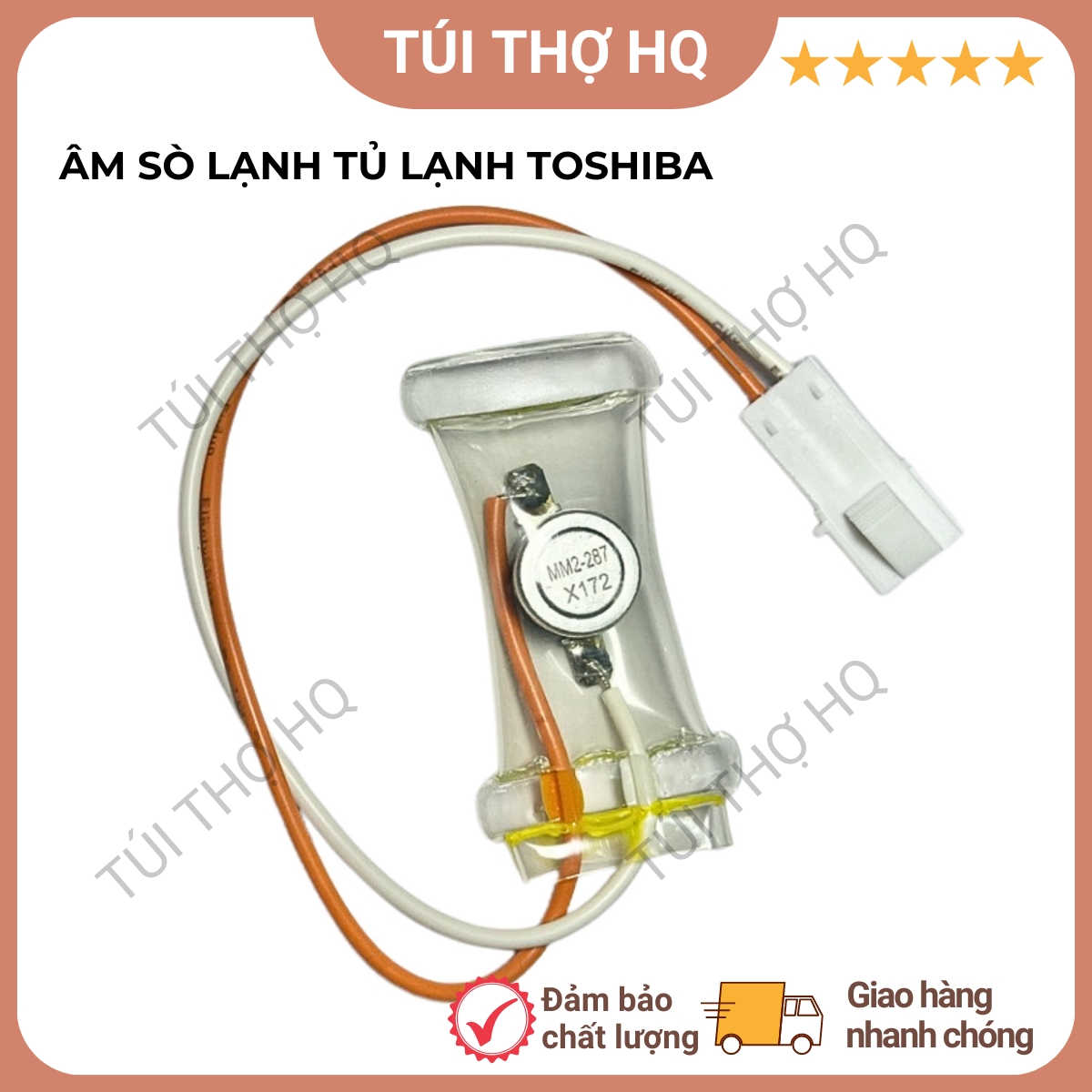 Âm sò lạnh tủ lạnh Toshiba - cảm biến nhiệt độ loại tốt