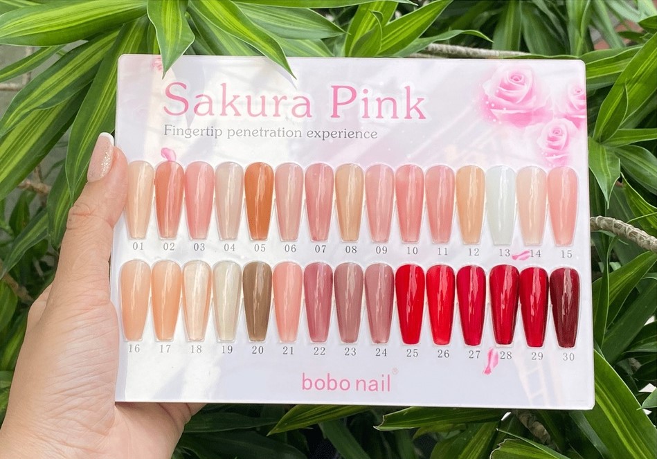 Sơn móng thạch bobo set 30