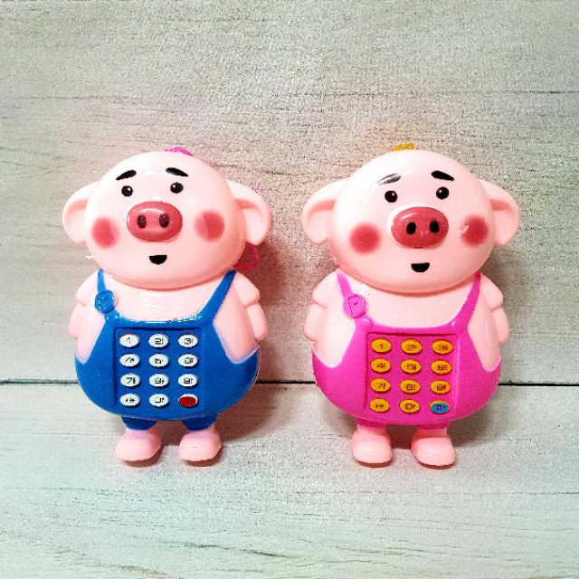 [HCM]Đồ chơi điện thoại di động heo dễ thương (không kèm pin)