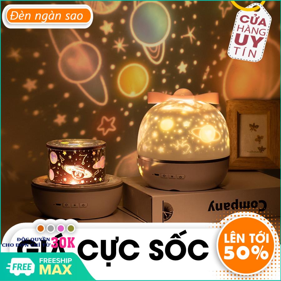 Đèn ngủ ngàn sao - Đèn ngủ ánh sao, đèn ngủ sao trời - Đèn ngủ 3d chiếu ngàn sao lung linh đưa cả vũ trụ về nhà với bầu trời đổi màu - Có kèm theo dây cap sạc.