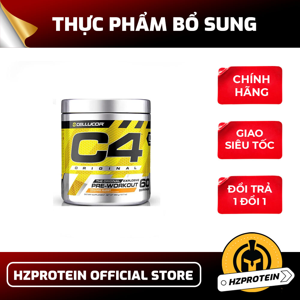 Pre-workout cellucor c4 original - tăng sức mạnh sức bền tập trung tỉnh táo khi tập luyện