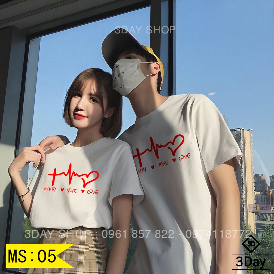 Áo cặp áo đôi siêu đáng yêu