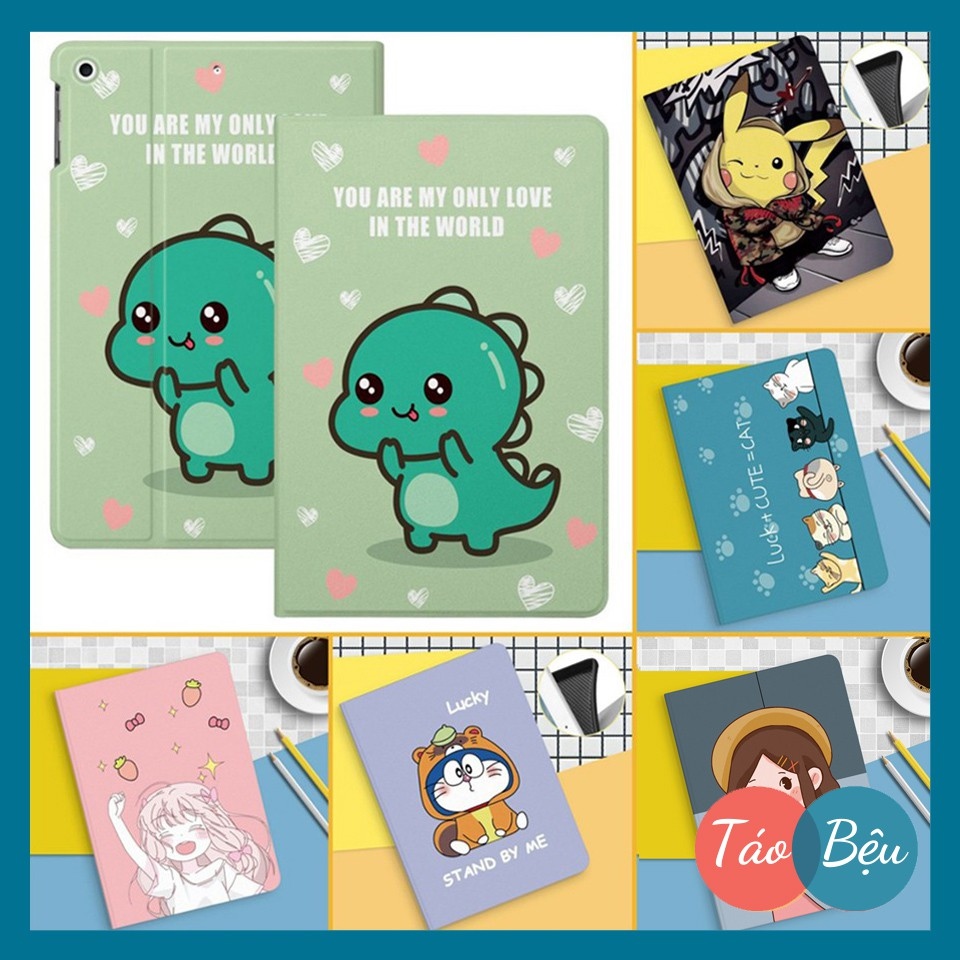 ✻ [Viền Silicone] Ốp iPad Bao Da iPad Hoạt Hình (P4)