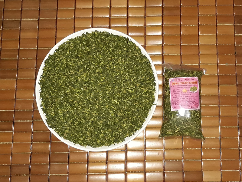 COMBO : 2 GOI Trà tim sen nguyên chất 100%, 100gr/hộp. Giảm cân, giảm mỡ máu, giảm mất ngủ, giảm huy