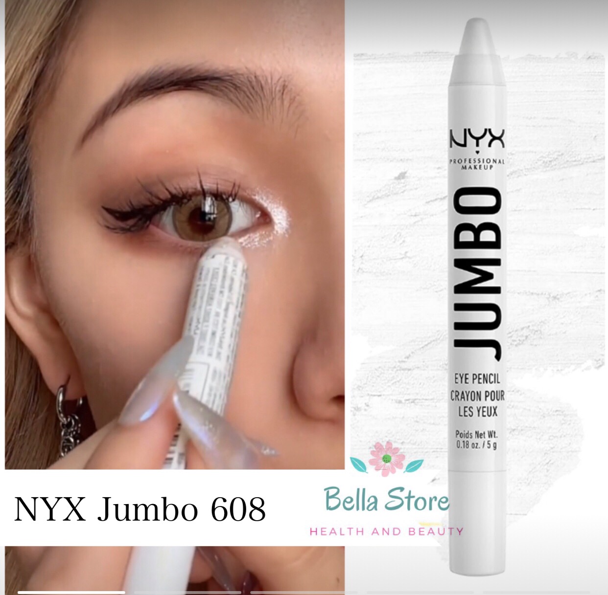 Chì mắt nyx jumbo eye pencil