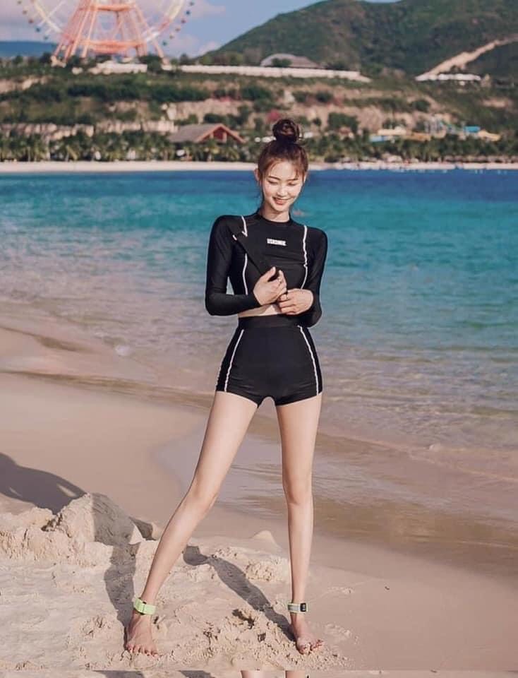 Bikini 2 mảnh đen năng động
