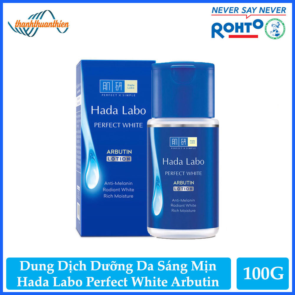 Dung Dịch Hada Labo Dưỡng Da Sáng Mịn Ẩm Mượt Perfect White Arbutin Lotion (100ml)