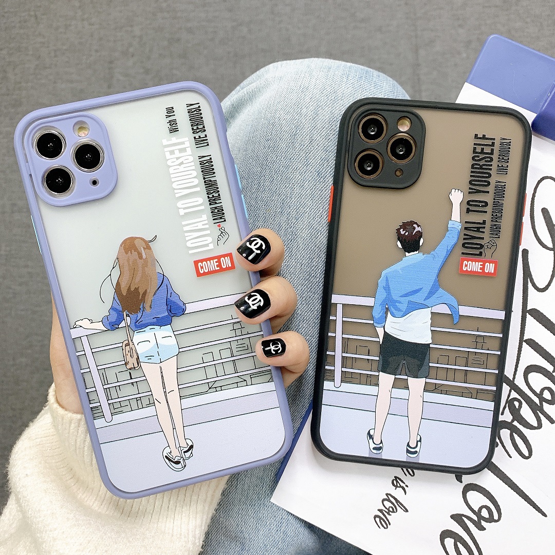Ốp Lưng Nhám Chống Sock Va Đập Bảo Vệ Camera Love Yourself