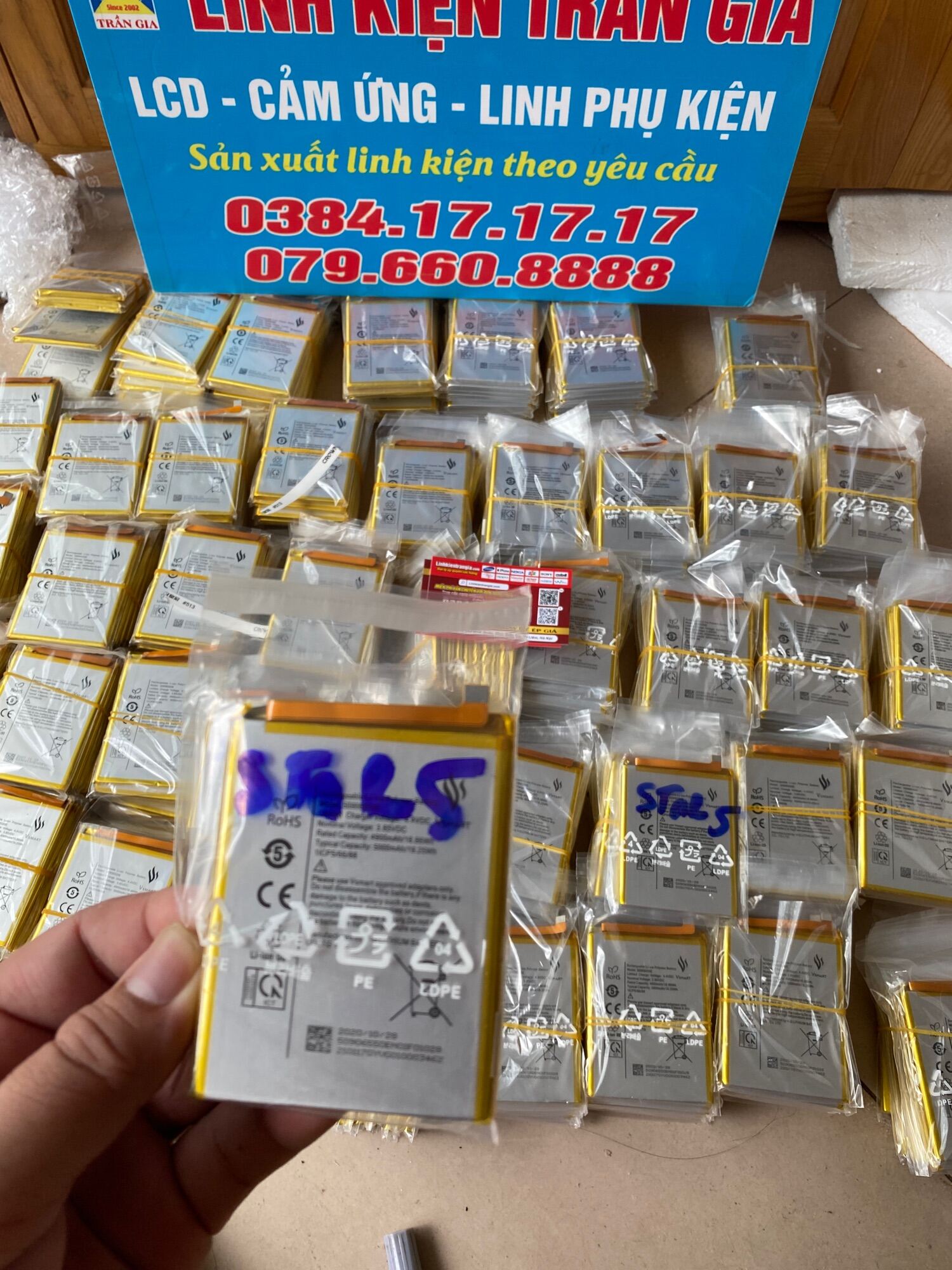 Pin vsmart star 5 / 50906550e,dung lượng 5000mah / bảo hành 3 tháng