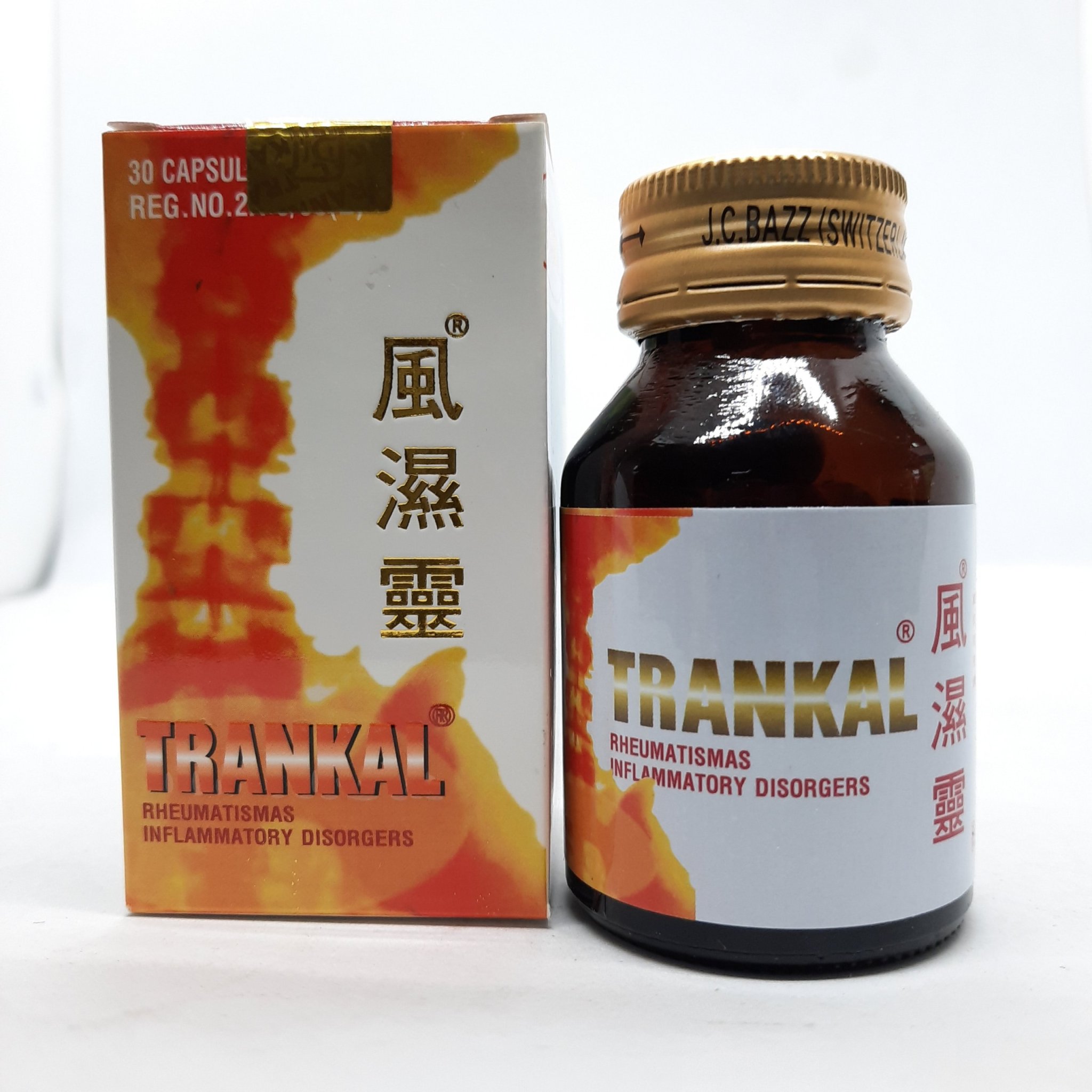 TRANKAL - HỖ TRỢ XƯƠNG KHỚP - giảm đau do thấp khớp, viêm khớp,  thấp khớp, tê chân tay, đau khớp, đau lưng, thoái hóa xương khớp - lọ 30 viên