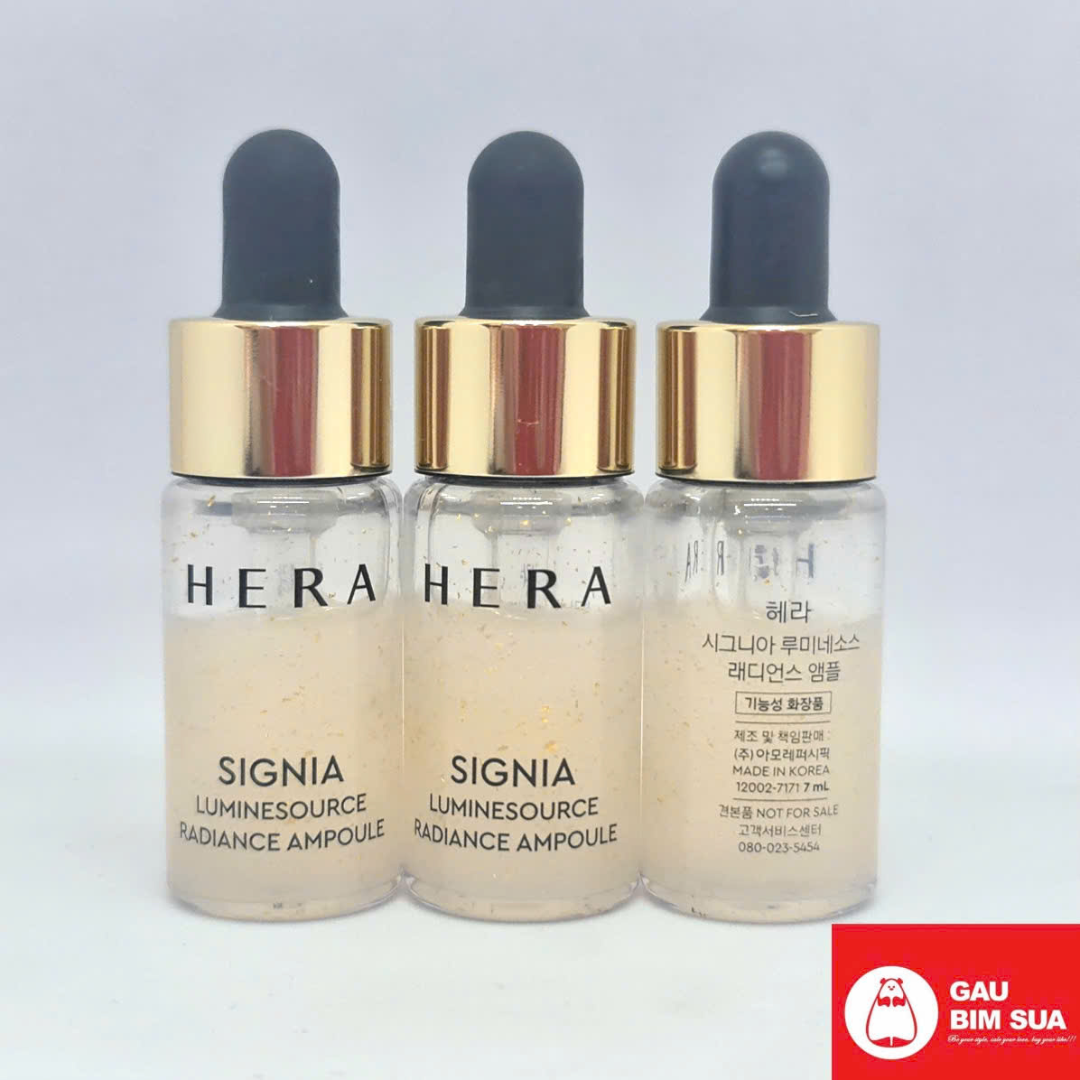 THANH LÝ T4.25 Hera signia Luminesource Ampoule Tinh Chất Nâng Cơ Giảm Nhăn Chống Lão 7ml