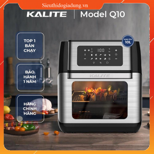 Nồi chiên không dầu chính hãng Kalite Q10, thiết kế đẳng cấp, sang trọng tôn vinh căn bếp của bạn, bảo hành 12 tháng