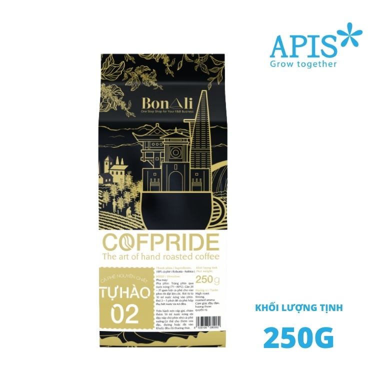 1 túi cà phê rang xay nguyên chất tự hào 2 cofpride