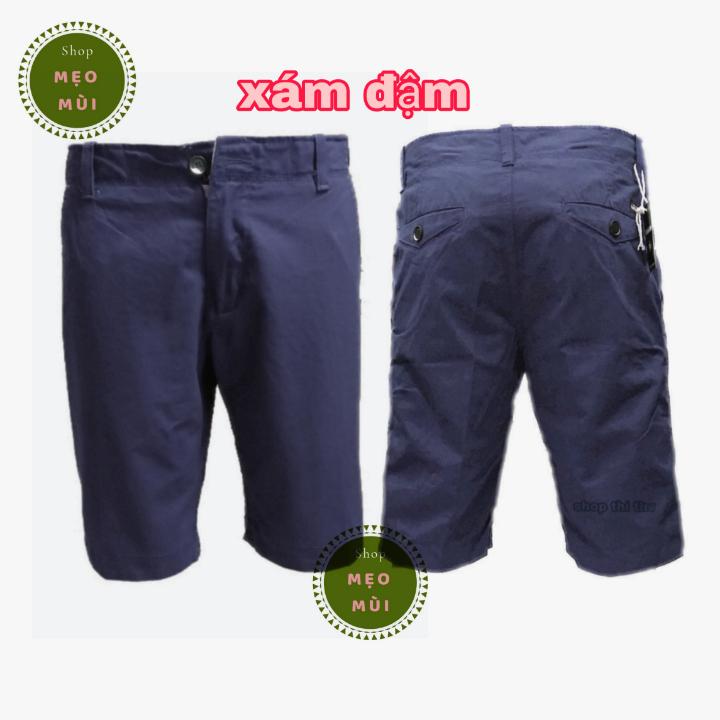 Quần sọt kaki nam cao cấp vải mềm mịn dày dặn cực đẹp