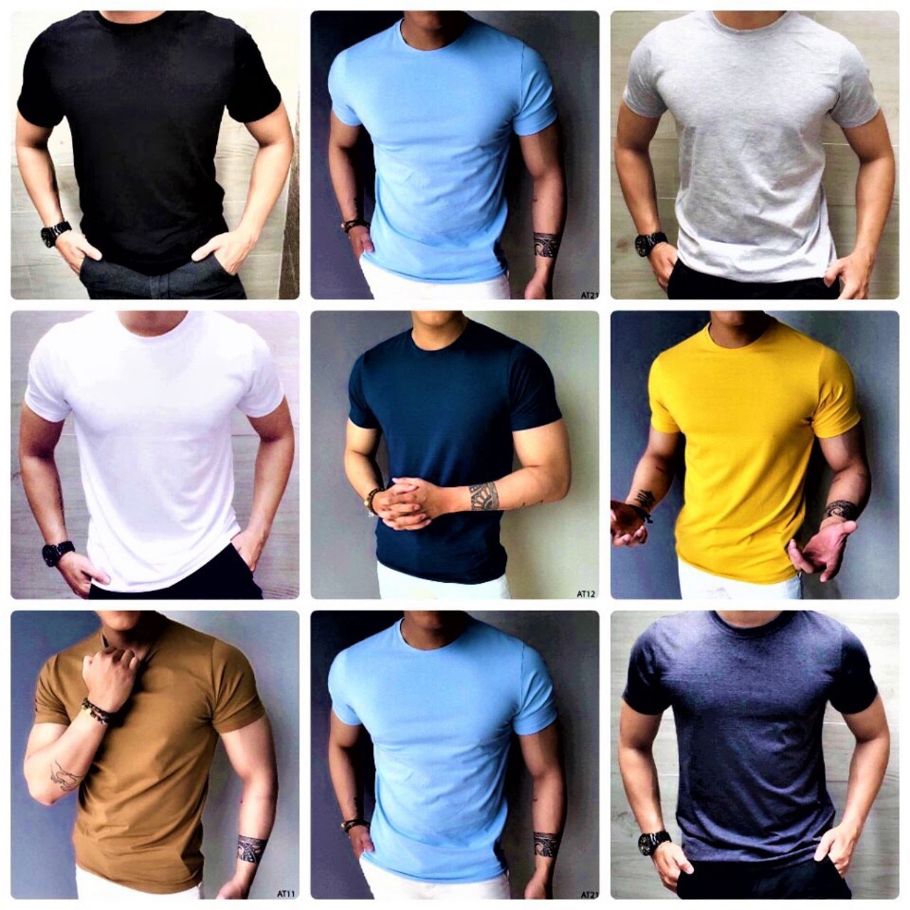 [HCM]ÁO THUN NAM BODY  TRƠN NHIỀU MÀU -PHONG CÁCH HIỆN ĐẠI TRẺ TRUNGNAM TÍNH 09