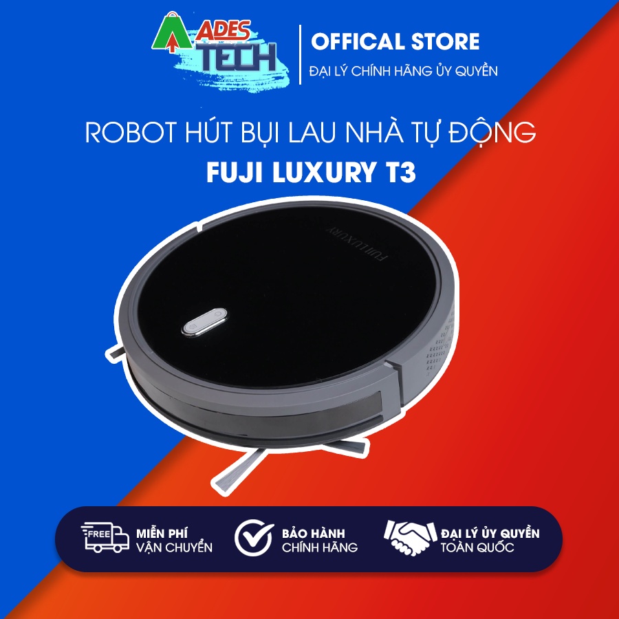 Robot hút bụi lau nhà tự động fuji luxury t3 - bảo hành 24 tháng