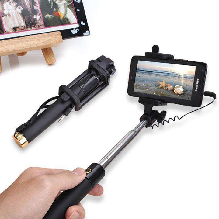 Gậy tự sướng stick màu đen chắc chắn dài 79cm