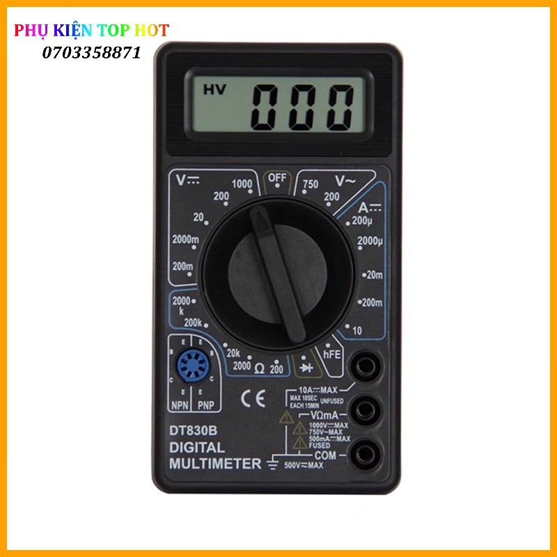 Đồng hồ dt830b digital multimeter