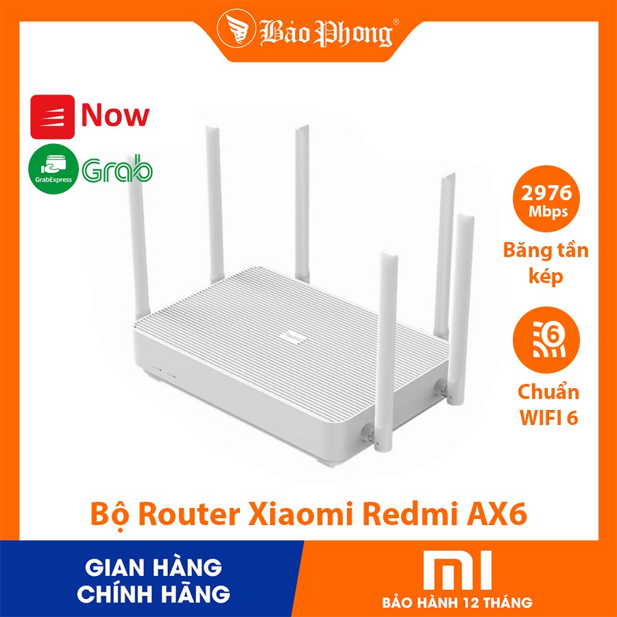 Bộ Router Wifi XIAOMI Redmi AX6 WIFI6 2 băng tần