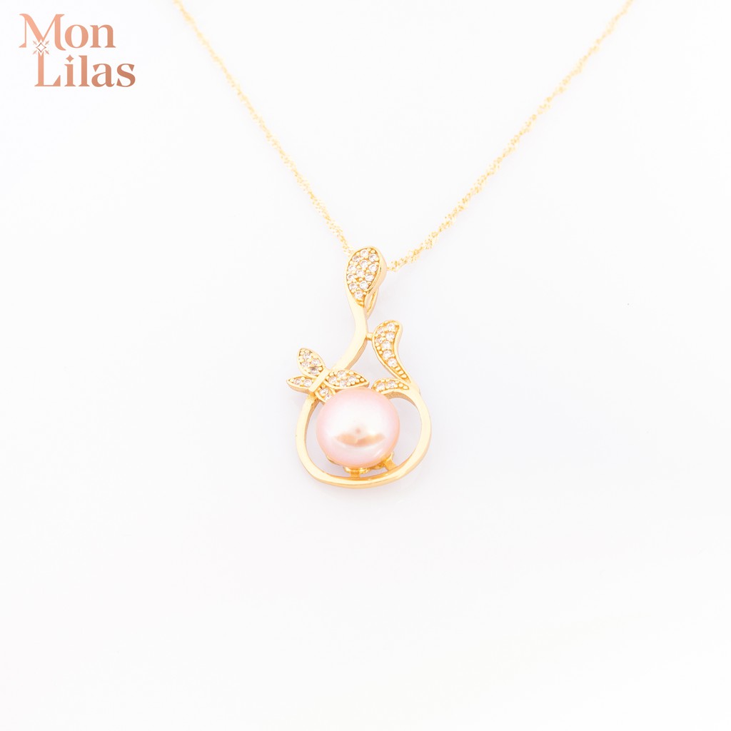 Dây chuyền bạc ý necklace mon lilas d03020010