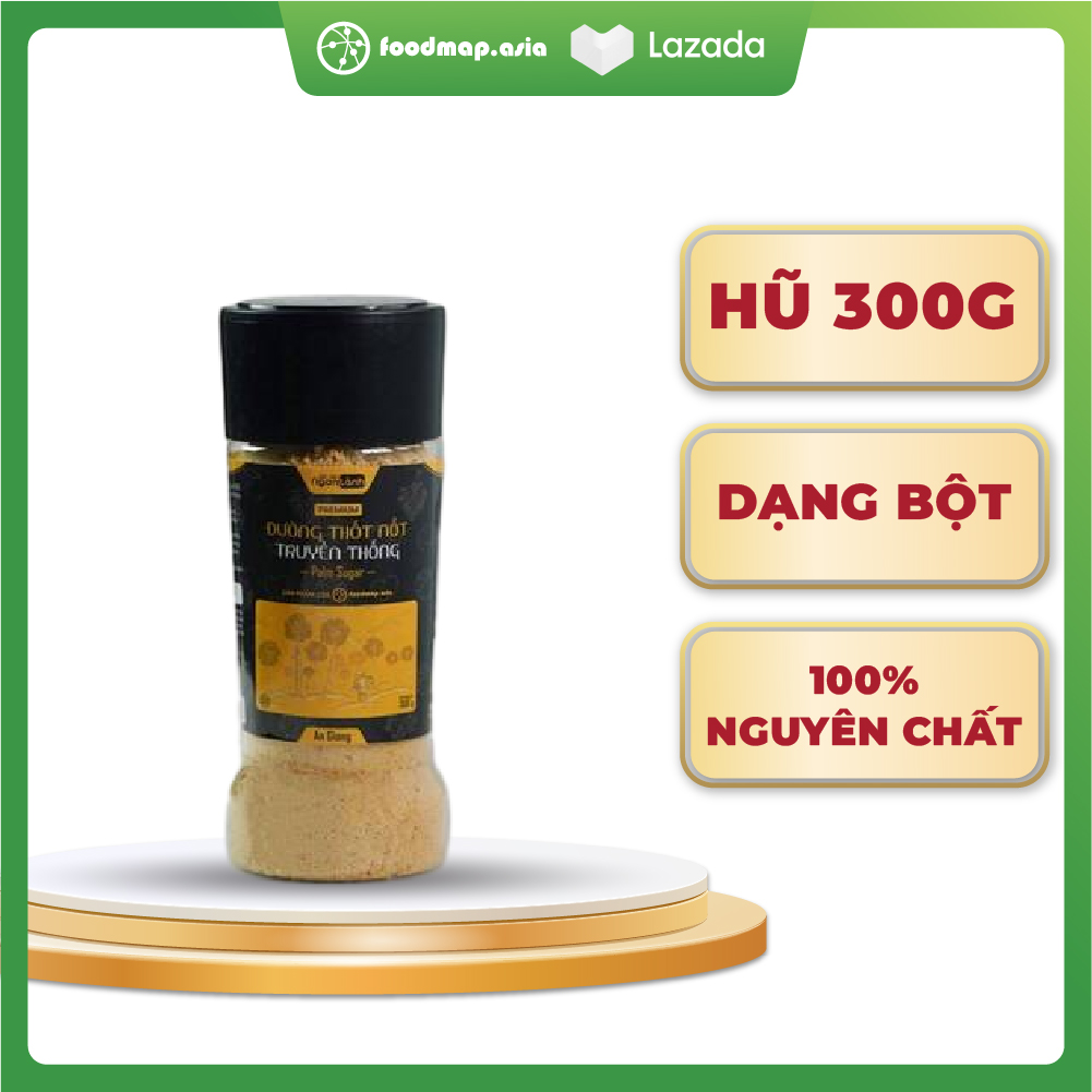 Đường thốt nốt truyền thống dạng bột - hũ 300g