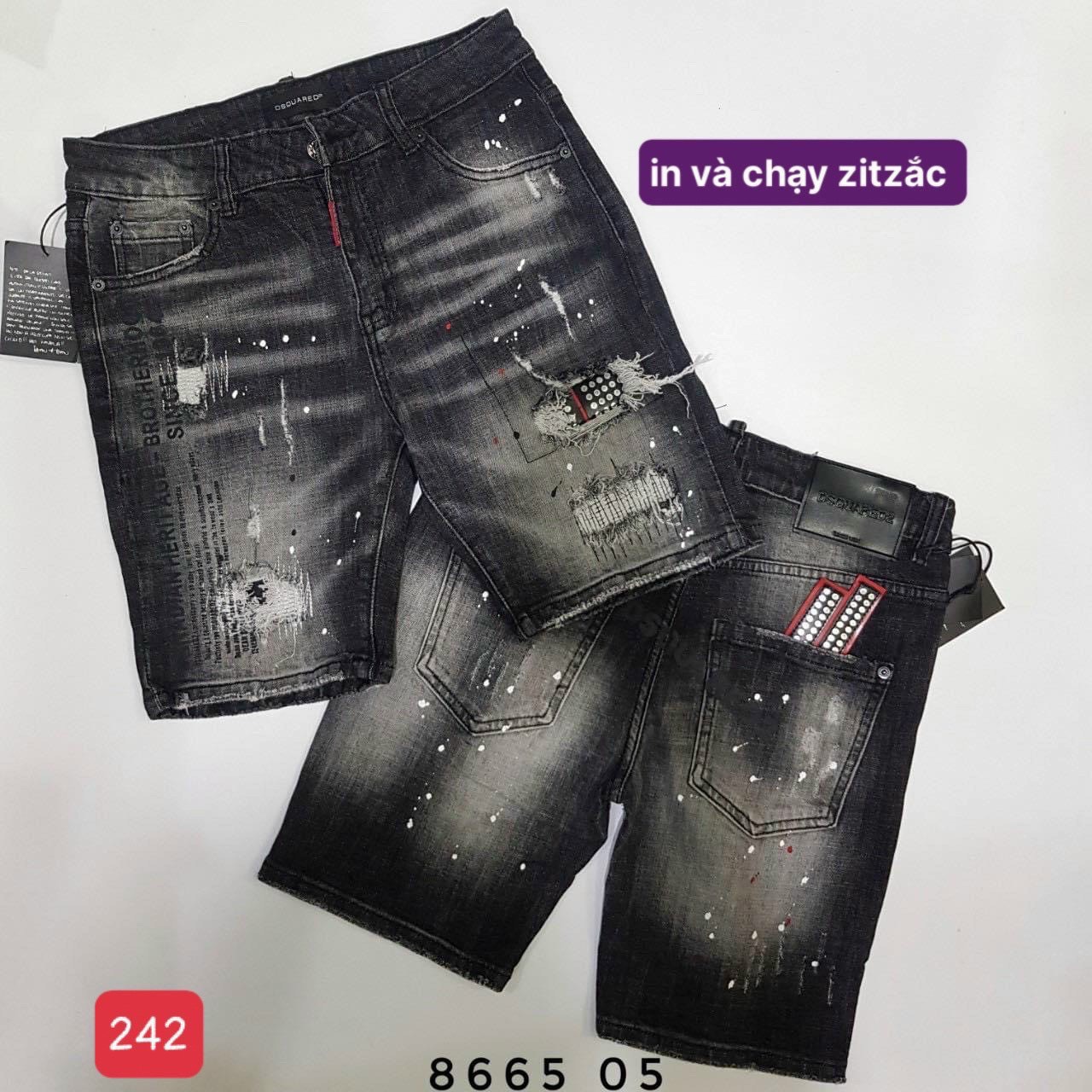 Quần short jeans nam ,quần lửng nam mẫu mới from chuẩn shop chất bò cao