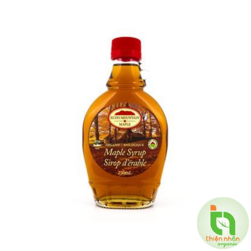 SI RÔ HỮU CƠ LÁ PHONG - ORGANIC MAPLE SYRUP 250ml - echo mountain maple