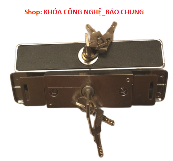 Bộ khóa cửa cuốn cơ đời mới chống trộm chìa khoan vi tính phù hợp lắp đặt cho mọi loại cửa cuốn cơ kéo tay