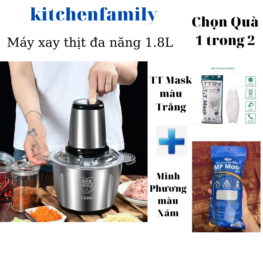 Máy say thịt inox công suất 250w - bảo hành 12 tháng