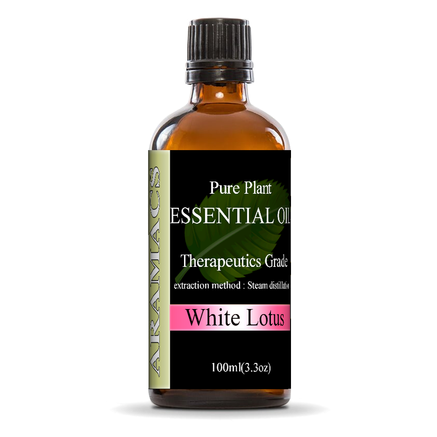 Essential oil white lotus brings a fragrance dìu calm, soothing